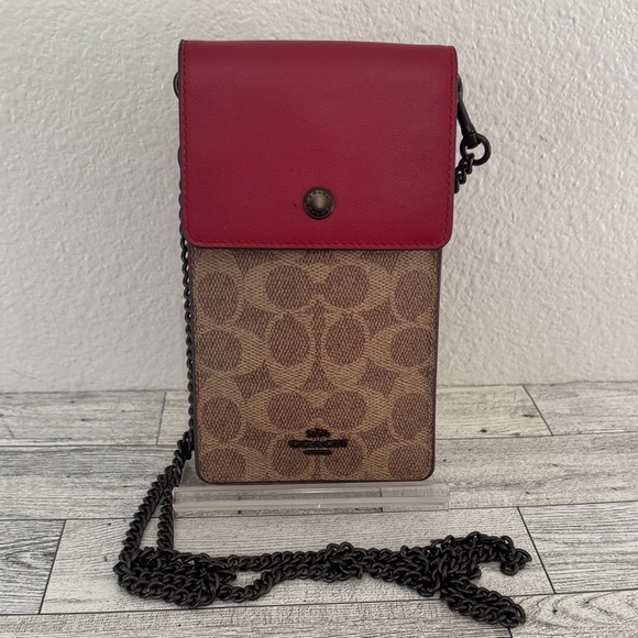 Coach Snap Phone Crossbody Bag - Picture 1 of 12